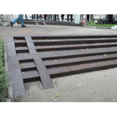 Облицовка бетонной лестницы школы 956 «по правилам» 
